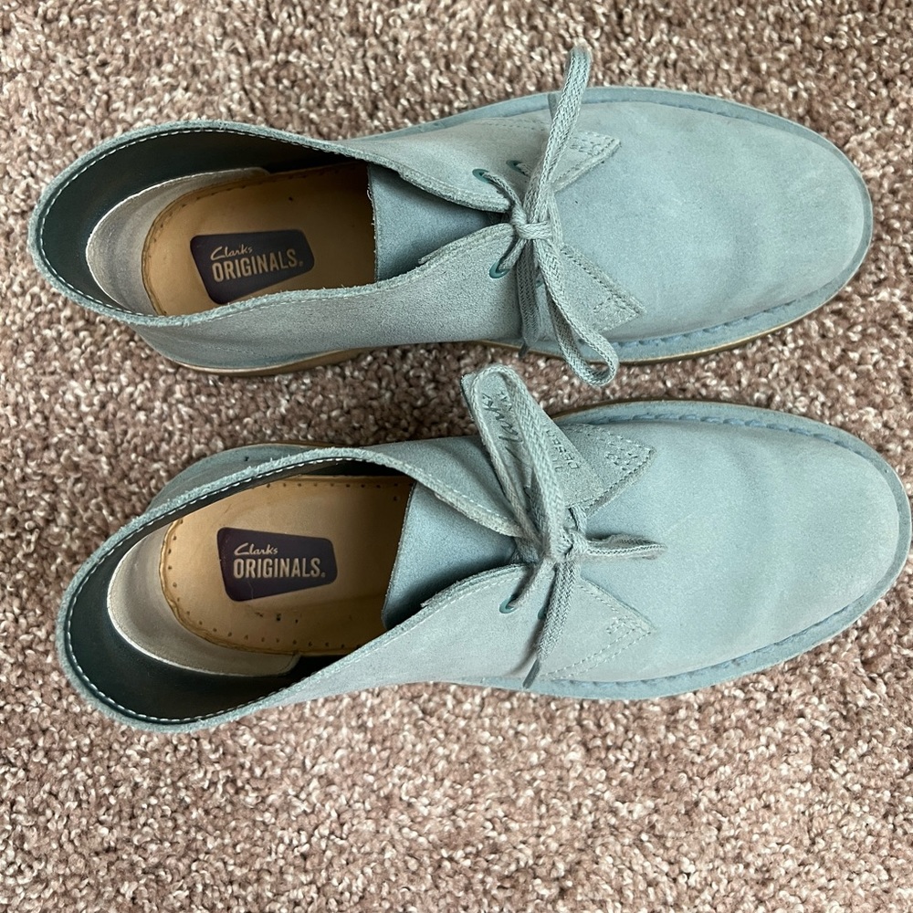 Sky Blue women’s Clark’s - Picture 4 of 6